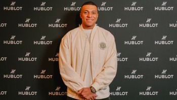 Kylian Mbappé at Watches and Wonders 2024 © Hublot