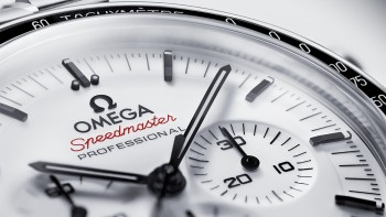 Speedmaster Moonwatch with White Lacquer Dial © Omega