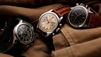 Gallet Multichron Clamshell from around 1938. © Breitling
