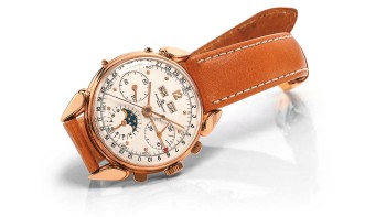 Chronographe Calendrier Perpétuel Baume & Mercier avec « Cornes de vaches » ©Baume & Mercier
