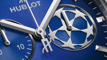 Détails de la Classic Fusion Chronograph UEFA Champions League Titanium © Hublot