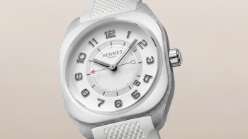 Hermès H08 with white case and strap © Hermès