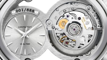 Une montre pivotante - Hamilton