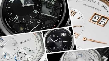 Focus on four Lange 1 models - A. Lange & Söhne