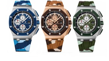 SIHH preview: Royal Oak Offshore Chronographs in camouflage colours - Audemars Piguet