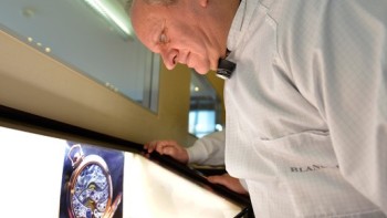 Visite de Joël Robuchon  - Blancpain