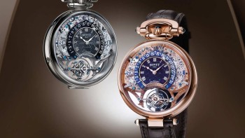Aventurine and meteorite dials - Bovet