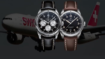 All aboard with SWISS - Breitling