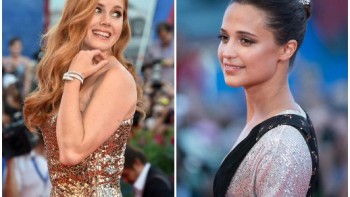 Alicia Vikander et Amy Adams à Venise - Bulgari