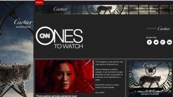 Campagne à l'international sur CNN - Cartier
