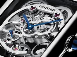 Tank Louis Cartier Sapphire Skeleton watch - Cartier