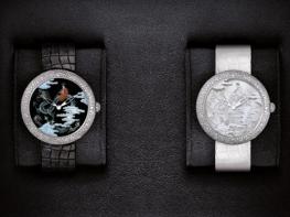 Mademoiselle Privé Coromandel Dial Set "Grand Feu" Enamel and Sculpted Mother of Pearl - Chanel 