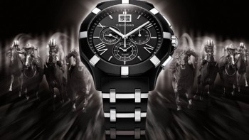Saratoga Chronograph in Black PVD - Concord