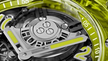Big Bang Tourbillon Automatic Yellow Neon Saxem  - Hublot 