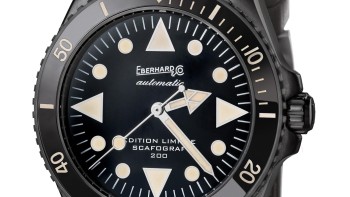 The All-Black Scafograf 200 DLC - Eberhard & Co.