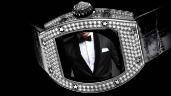 Gentlemen: it’s your time to shine!  - Diamond-set watches