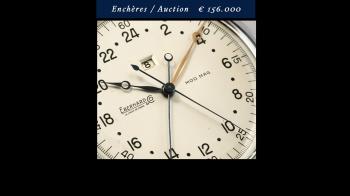The “Sistema Magini” chronograph sells at autions for 156,000 euros - Eberhard & Co