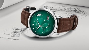 PanoMaticLunar in forest green - Glashütte Original