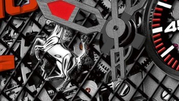 Big Bang Ferrari Black and Grey Ceramic  - Hublot