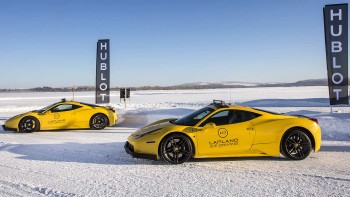 Partnership with Lapland Ice Driving - Hublot