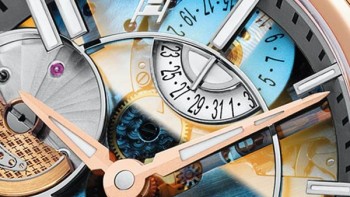 Verdict 46mm Double Tourbillon sapphire dial - Hysek