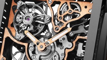 Furtif 44mm Skeleton Tourbillon, rose gold and anthracite PVD - Hysek