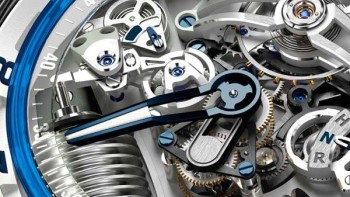 H2 Titanium & White Gold Blue - HYT