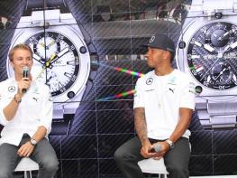 Nico Rosberg and Lewis Hamilton present their own watches - IWC