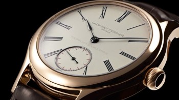 Galet Classic Tourbillon Double Spiral en émail grand feu - Laurent Ferrier