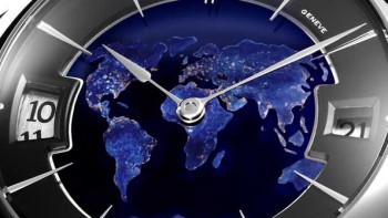 Galet Traveller Globe Night Blue - Laurent Ferrier