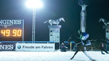 Thundering horses hooves in the moonlight  - Longines