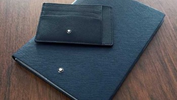 Montblanc - Win a leather cardholder and notebook - Summer competition