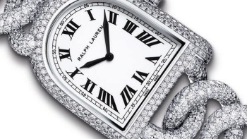 Stirrup Petite-Link Diamond, white gold, full pavé - Ralph Lauren