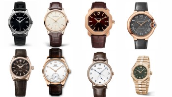 Three-Hand Watches in Gold - Comparison