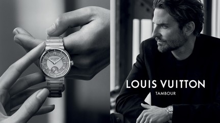 Bradley Cooper wears the Tambour © Louis Vuitton 