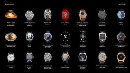 20 demi-finalistes © Louis Vuitton Watch Prize