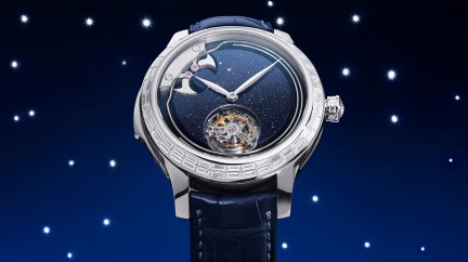 Endeavour Concept Minute Repeater Tourbillon Aventurine & Diamonds © H. Moser & Cie. X Bucherer