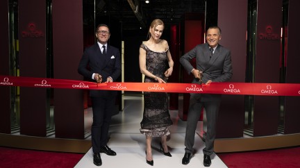 Raynald Aeschlimann & Nicole Kidman © Omega