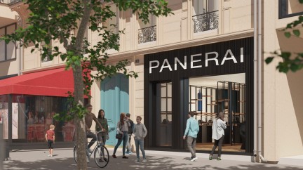 Casa Panerai in the heart of Paris at 120 Avenue Des Champs Elysées © Panerai