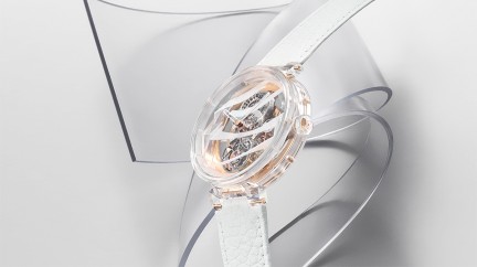 Tambour Moon Flying Tourbillon Poinçon de Genève Sapphire Frank Gehry © Louis Vuitton