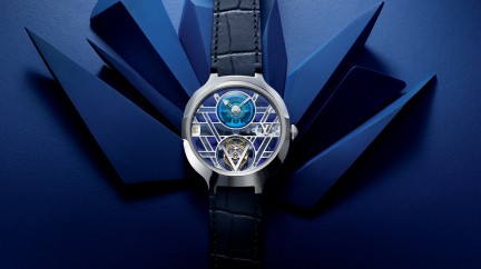 Voyager Tourbillon Volant Poinçon de Genève Plique-à-jour © Louis Vuitton