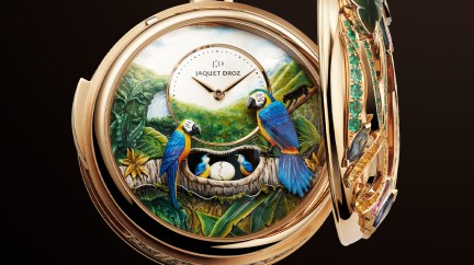 Pocket Watch Automaton - Parrot Repeater © Jaquet Droz