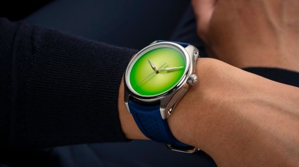 Pioneer Centre Seconds Concept Citrus Green © H. Moser & Cie