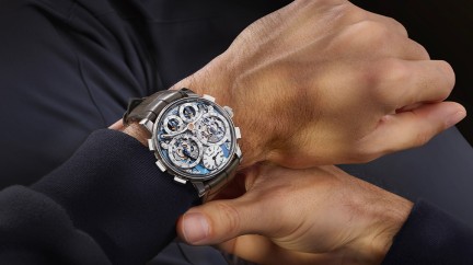 Legacy Machine Sequential Flyback Platinum © MB&F