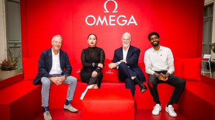 Victor Vescovo and other partners © Omega