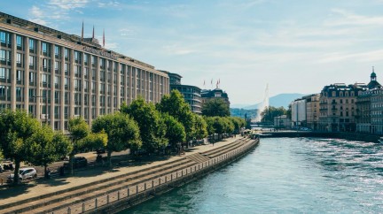 Baume & Mercier sur la terrasse du Mandarin Oriental à Genève © Baume & Mercier
