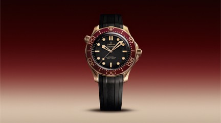 Seamaster Diver 300M in Bronze Gold and Burgundy © Omega