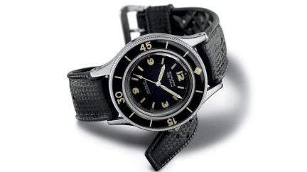 premier modèle Fifty Fathoms lancé en 1953 © Blancpain