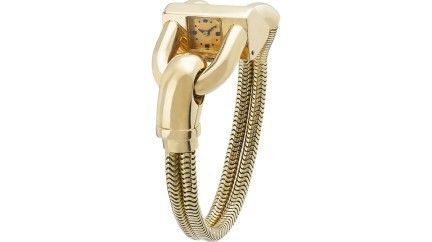 Cadenas watch. Yellow gold, mechanical movement. Heritage collection. 1937. © Van Cleef & Arpels