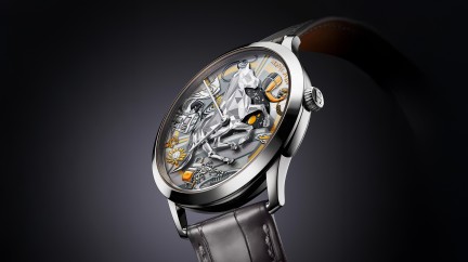 The Slim d’Hermès in orange ©Hermès